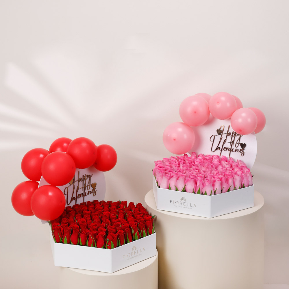  VALENTINE BALLOON HEXAGON